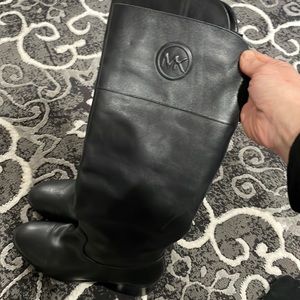 Michael Kors Black leather boots